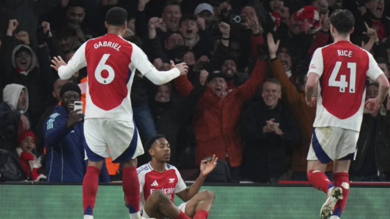 Arsenal thắng tưng bừng và màn ăn mừng chế giễu Haaland
